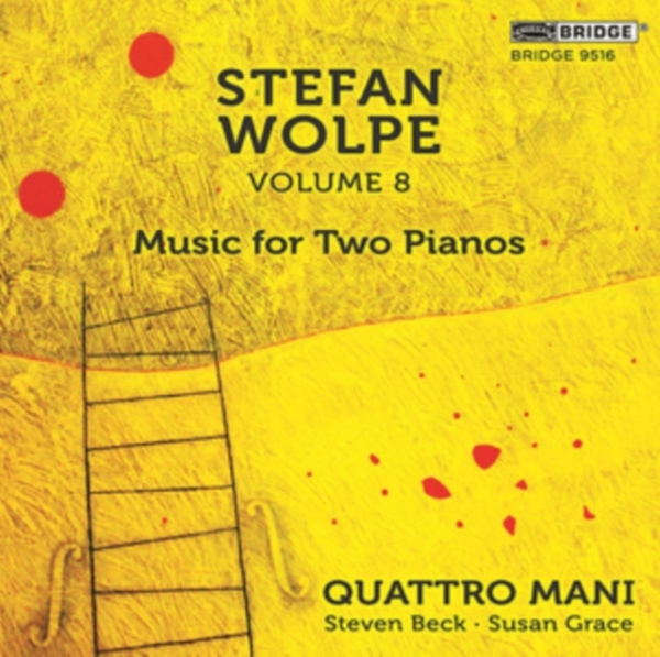 Quattro Mani - Music For Two Pianos - Stefan Wolpe Vol. in der Gruppe CD / Klassiskt bei Bengans Skivbutik AB (4048838)