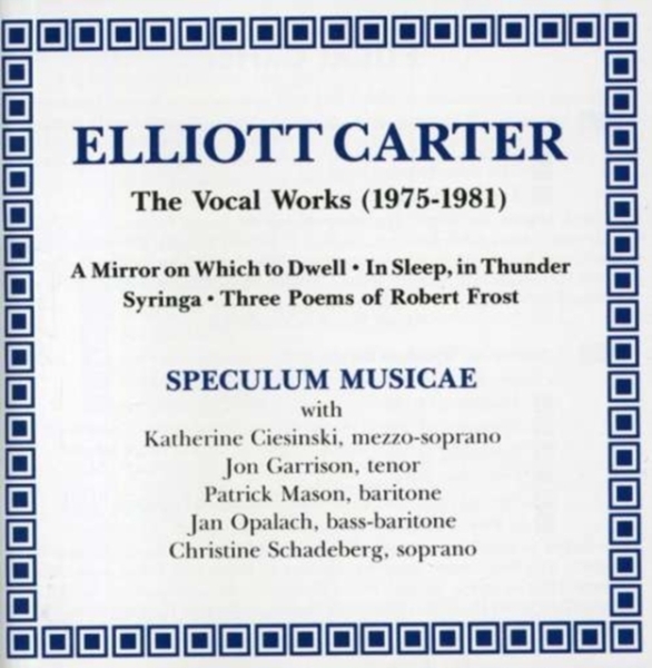Carter E. - Vocal Works in der Gruppe Övrigt /  bei Bengans Skivbutik AB (4049623)