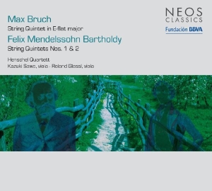 Henschel Quartett - String Quintet In E-Flat Major in der Gruppe CD bei Bengans Skivbutik AB (4051271)