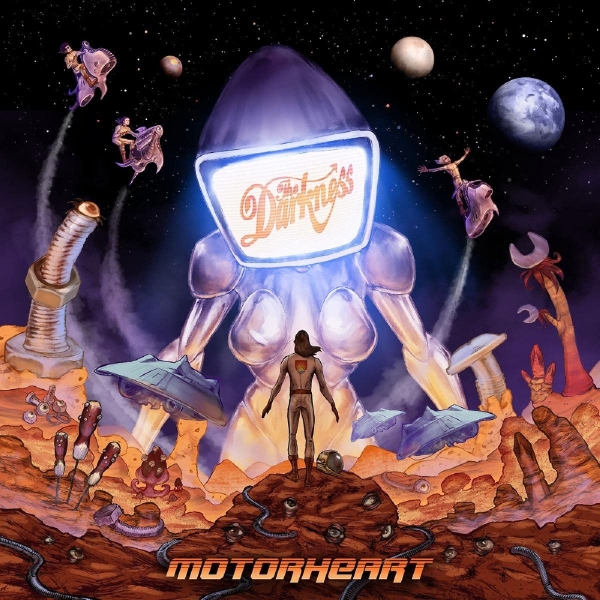Darkness The - Motorheart in der Gruppe VINYL / Bestseller bei Bengans Skivbutik AB (4052578)