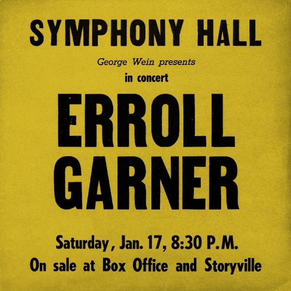 Garner Erroll - Symphony Hall Concert in der Gruppe CD / Jazz/Blues bei Bengans Skivbutik AB (4053604)