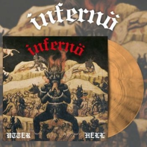 Infernö - Utter Hell (Beer/Black Marble Vinyl in der Gruppe VINYL / Hårdrock,Norsk Musik bei Bengans Skivbutik AB (4055297)