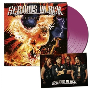 Serious Black - Vengeance Is Mine (Clear Violett Vi in der Gruppe VINYL / Hårdrock bei Bengans Skivbutik AB (4065249)