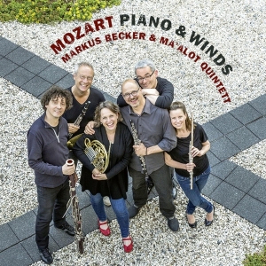 Markus & Ma'alot Quintett Becker - Mozart, Piano & Winds in der Gruppe CD bei Bengans Skivbutik AB (4066337)