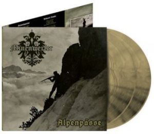 Minenwerfer - Alpenpässe (Gold Marbled Vinyl 2 Lp in der Gruppe VINYL / Hårdrock bei Bengans Skivbutik AB (4066395)
