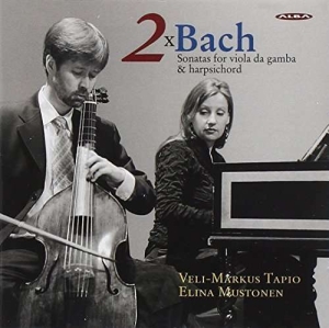 C P E Bach J S Bach - Sonatas For Viola Da Gamba & Harpsi in der Gruppe Externt_Lager / Naxoslager bei Bengans Skivbutik AB (4066433)