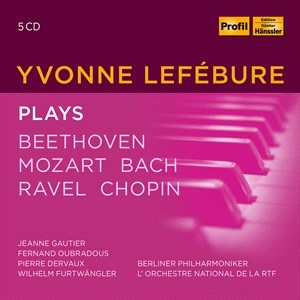 Johann Sebastian Bach Ludwig Van B - Yvonne Lefébure Edition (5Cd) in der Gruppe CD bei Bengans Skivbutik AB (4069629)
