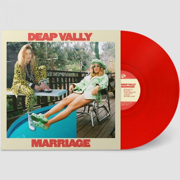 Deap Vally - Marriage (Red Vinyl) in der Gruppe VINYL / Bestseller bei Bengans Skivbutik AB (4071315)