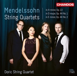 Mendelssohn Felix - String Quartets, Vol. 2 in der Gruppe CD bei Bengans Skivbutik AB (4071361)