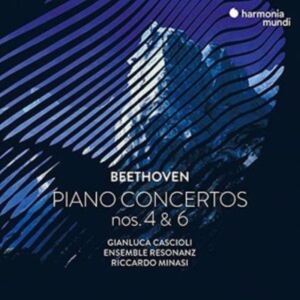 Gianluca Cascialo - Beethoven Piano Concertos Nos. 4 & 6 (Op.61A) in der Gruppe CD / Klassiskt,Övrigt bei Bengans Skivbutik AB (4073061)
