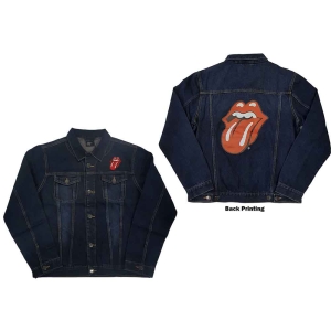 Rolling Stones - Classic Tongue Uni Denim Jacket:  in der Gruppe MERCHANDISE / Merch / Pop-Rock bei Bengans Skivbutik AB (4073855r)