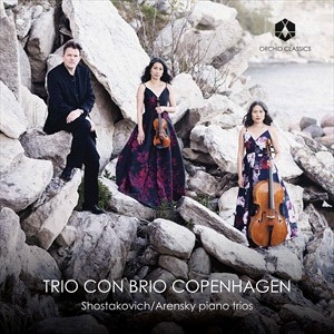 Trio Con Brio Copenhagen - Shostakovich/Arensky: Piano Trios in der Gruppe Externt_Lager / Naxoslager bei Bengans Skivbutik AB (4073976)