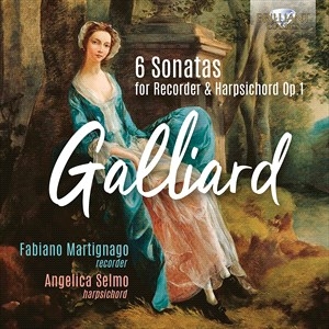 Galliard Johann Ernst - 6 Sonatas For Recorder & Harpsichor in der Gruppe Externt_Lager / Naxoslager bei Bengans Skivbutik AB (4073998)