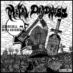 Second Hell / Skull Crusher - Metal Deadness (Split Vinyl Lp) in der Gruppe VINYL / Hårdrock bei Bengans Skivbutik AB (4076263)