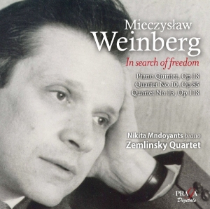 Nikita Mndoyants & Zemlinsky Quartet - Weinberg: In Search Of Freedom in der Gruppe CD / Klassiskt,Övrigt bei Bengans Skivbutik AB (4080431)