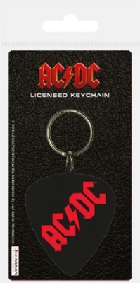 Ac/Dc - AC/DC (Plectrum) Rubber Keychain in der Gruppe MERCH / Minsishops-merch / Ac/Dc bei Bengans Skivbutik AB (4082056)