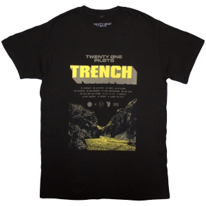 Twenty One Pilots - Trench Cliff Uni Bl T-Shirt in der Gruppe MERCHANDISE / T-shirt / Pop-Rock bei Bengans Skivbutik AB (4085517r)