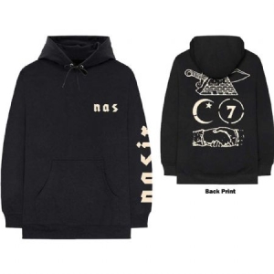 Nas - Unisex Pullover Hoodie: Symbols (Back Pr in der Gruppe Merchandise bei Bengans Skivbutik AB (4085632r)