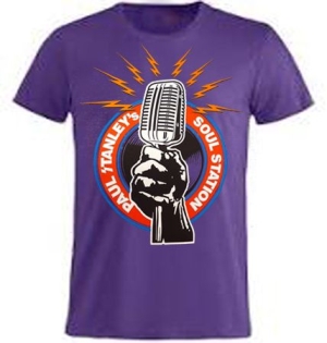 Paul Stanley's Soul Station - Paul Stanley's Soul Station T-Shirt Purple in der Gruppe Merchandise bei Bengans Skivbutik AB (4086253)