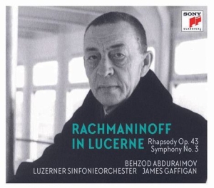 Abduraimov Behzod & Luzerner Sinfonieorchester - Rachmaninoff In Lucerne - Rhapsody On A Theme Of Paganini, Symphony No. 3 in der Gruppe CD / Klassiskt,Övrigt bei Bengans Skivbutik AB (4088533)