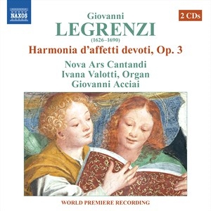 Legrenzi Giovanni - Harmonia DâAffetti Devoti, Op. 3 in der Gruppe CD bei Bengans Skivbutik AB (4095202)