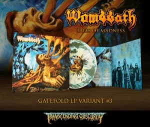 Wombbath - Tales Of Madness (Splatter Vinyl Lp in der Gruppe VINYL / Hårdrock/ Heavy metal bei Bengans Skivbutik AB (4095867)