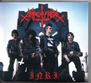 Sarcofago - I.N.R.I. Splicase + Poster in der Gruppe CD bei Bengans Skivbutik AB (4095948)