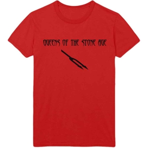 Queens Of The Stone Age - Deaf Songs Uni Red T-Shirt in der Gruppe MERCHANDISE / T-shirt / Pop-Rock bei Bengans Skivbutik AB (4097080r)