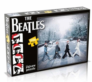 Beatles The - Christmas Abbey Road Puzzle (1000) in der Gruppe MERCH bei Bengans Skivbutik AB (4099764)