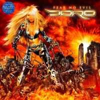 Doro - Fear No Evil (Blue/White Marbled Vi in der Gruppe VINYL / Hårdrock bei Bengans Skivbutik AB (4100718)