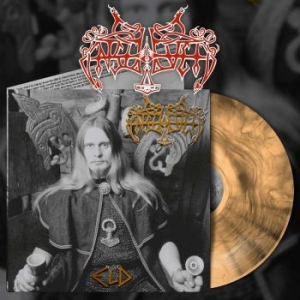 Enslaved - Eld (2 Lp Gold/Black Marbled Vinyl) in der Gruppe VINYL / Hårdrock,Norsk Musik bei Bengans Skivbutik AB (4101851)