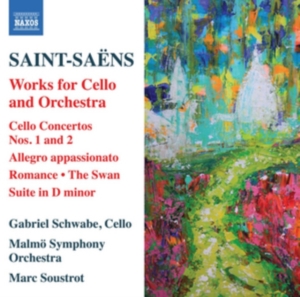 Saint-Saëns Camille - Works For Cello And Orchestra in der Gruppe Externt_Lager / Naxoslager bei Bengans Skivbutik AB (4101866)