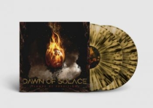 Dawn Of Solace - Flames Of Perdition (Black/Gold Vin in der Gruppe VINYL / Hårdrock bei Bengans Skivbutik AB (4105924)