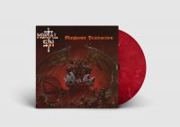 Mortal Sin - Mayhemic Destruction (Red Marbled V in der Gruppe VINYL / Hårdrock bei Bengans Skivbutik AB (4110578)