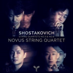 Novus Quartet - Shostakovich: String Quartets No. 3 & No. 8 in der Gruppe CD / Klassiskt,Övrigt bei Bengans Skivbutik AB (4110710)