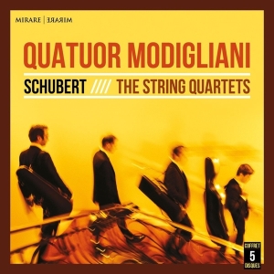 Quatuor Modigliani - Schubert: The String Quartets in der Gruppe CD / Klassiskt,Övrigt bei Bengans Skivbutik AB (4110715)