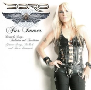 Doro - Fur Immer (Black/White Marbled Viny in der Gruppe VINYL / Hårdrock bei Bengans Skivbutik AB (4111917)