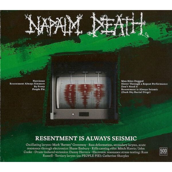 Napalm Death - Resentment is Always Seismic - a final t in der Gruppe CD / Hårdrock/ Heavy metal bei Bengans Skivbutik AB (4115015)