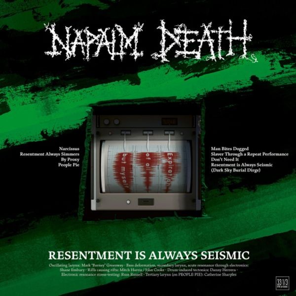 Napalm Death - Resentment is Always Seismic - a final t in der Gruppe VINYL / Hårdrock/ Heavy metal bei Bengans Skivbutik AB (4115016)