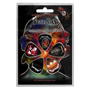 Metallica - Hardwired To Self Destruct Plectrum Pack in der Gruppe MERCHANDISE / Merch / Hårdrock bei Bengans Skivbutik AB (4116563)