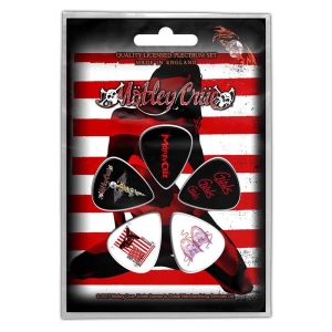 Motley Crue - Red, White & Crue Plectrum Pack in der Gruppe MERCHANDISE / Merch / Hårdrock bei Bengans Skivbutik AB (4116566)