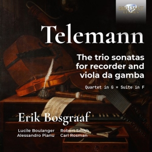 Telemann Georg Philipp - Trio Sonatas For Recorder & Viola D in der Gruppe Externt_Lager / Naxoslager bei Bengans Skivbutik AB (4117038)