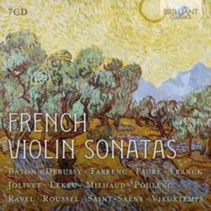 Rhene Emmanuel Baton Claude Debuss - French Violin Sonatas (7Cd) in der Gruppe Externt_Lager / Naxoslager bei Bengans Skivbutik AB (4117049)