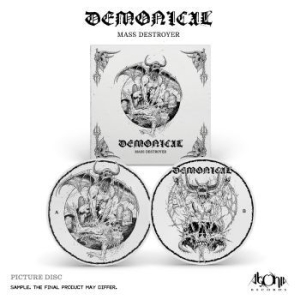Demonical - Mass Destroyer (Picture Vinyl Lp) in der Gruppe VINYL / Hårdrock/ Heavy metal bei Bengans Skivbutik AB (4118421)