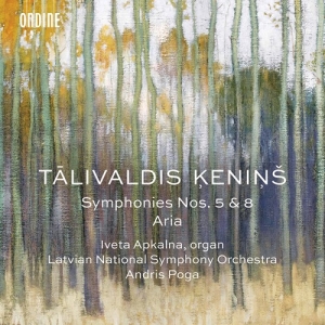 Kenins Talivaldis - Symphonies Nos. 5 & 8 And Aria Per in der Gruppe Externt_Lager / Naxoslager bei Bengans Skivbutik AB (4118992)