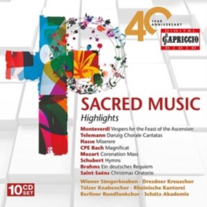Carl Philipp Emanuel Bach Johann C - Capriccio 40Th Anniversary: Sacred in der Gruppe Externt_Lager / Naxoslager bei Bengans Skivbutik AB (4119046)
