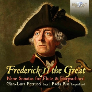 Frederick Ii The Great - Nine Sonatas For Flute & Harpsichor in der Gruppe Externt_Lager / Naxoslager bei Bengans Skivbutik AB (4119056)