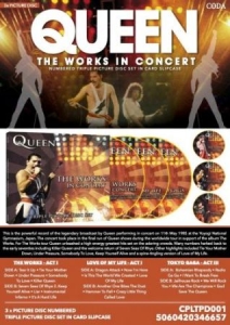 Queen - Works In Concert (3 Lp Picture Disc in der Gruppe VINYL / Hårdrock,Pop-Rock bei Bengans Skivbutik AB (4119743)