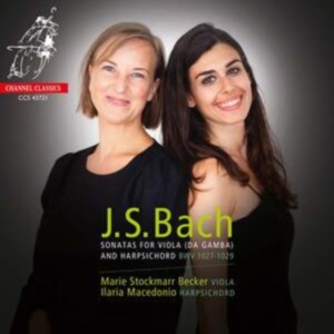 Bach J S - Sonatas For Viola (Da Gamba) And Ha in der Gruppe Externt_Lager / Naxoslager bei Bengans Skivbutik AB (4120147)