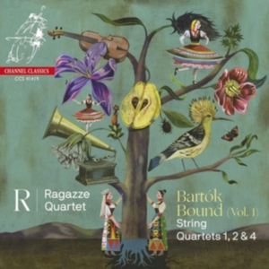 Béla Bartók - Bartók Bound, Vol. 1 - String Quart in der Gruppe CD / Klassiskt bei Bengans Skivbutik AB (4120164)